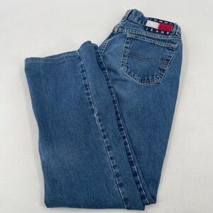 Tommy Hilfiger Jeans WOMENS Medium Wash Cotton Denim Blue SIZE 9 INSEAM 28"